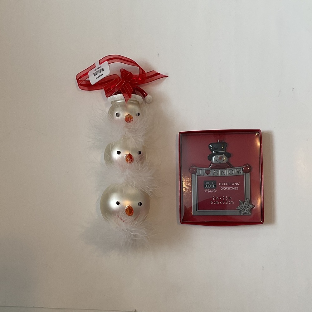 Holiday Snowman Ornaments